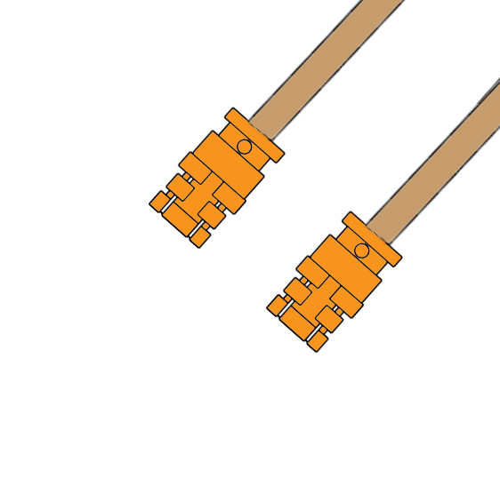 SMP Female to SMP Female Cable Using RG405