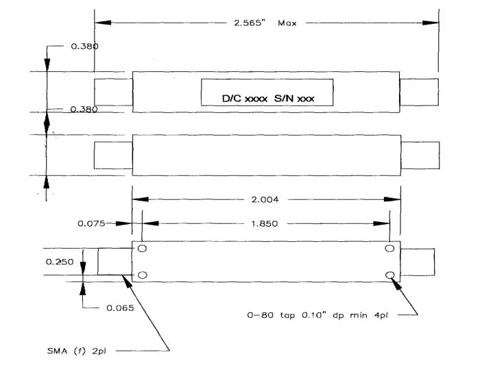 1500 MHz LC Band Pass Filter 1500 MHz LC Band Pass Filter
