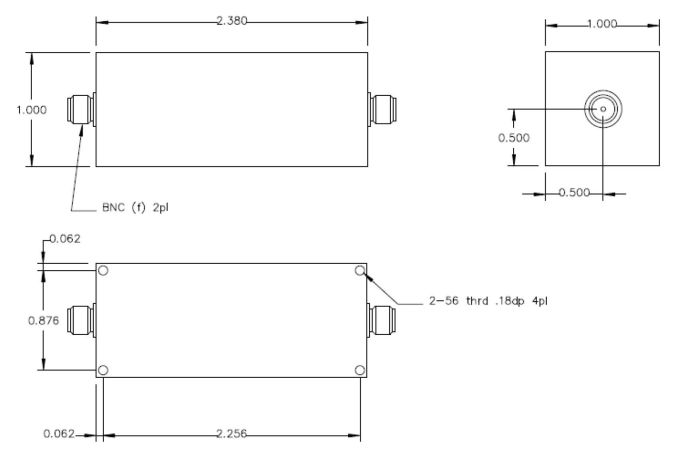 Shop 27.3 MHz LC Band Pass Filter Online | Anatech Electronics